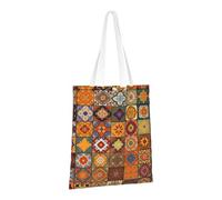 PPTHSNVB Group of Sac fourre-tout marocain en toile pour femme réutilisable avec poignées