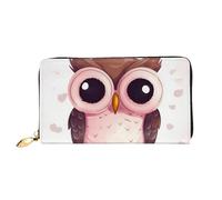 PPTHSNVB Portefeuille de voyage pour femme avec fermeture éclair Motif tigre blanc, Motif hibou, Taille unique, Classique