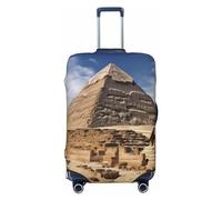 PPTHSNVB Pyramids of Egypt Housse de bagage élastique pour valise de 45,7 à 81,3 cm Protection contre la poussière et les rayures Épaissir Housse de bagage lavable pour bagages de 45,7 à 81,3 cm, Noir
