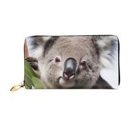 PPTHSNVB Rainbow Butterfly Portefeuille pour femme Grande capacité Porte-cartes de crédit Fermeture Éclair Pochette de voyage pour femme, Koala, Taille unique, Classique