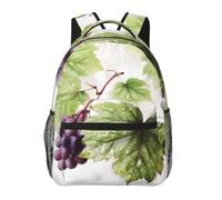 PPTHSNVB Sac à dos de voyage pour ordinateur portable, beau motif feuilles de vigne - Sac à dos décontracté et léger pour le travail