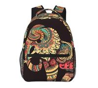 PPTHSNVB Sac à dos de voyage pour ordinateur portable, beau sac à dos éléphant, sac à dos décontracté, sac de travail léger