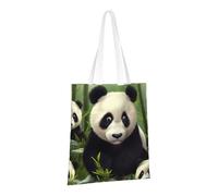 PPTHSNVB Sac fourre-tout en toile motif grenouille verte pour femme, sacs d'épicerie réutilisables avec poignées, sacs en tissu, Animal mignon, One Size