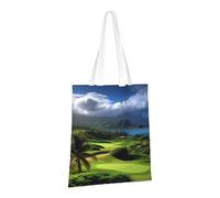 PPTHSNVB Sac fourre-tout en toile tropicale hawaïenne pour femme, sac d'épicerie réutilisable avec poignées, sacs en tissu