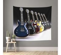 PPTHSNVB Tapisserie pour chambre à coucher, tapisserie murale verticale, guitare électrique, toile de fond esthétique, bannière murale moderne pour salon, dortoir, décoration murale 152,4 x 139,7 cm