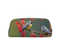 PPTHSNVB Trousse à crayons avec fermeture éclair - Grande capacité - En cuir - Pour homme et femme, doré, Taille unique, Imprimé