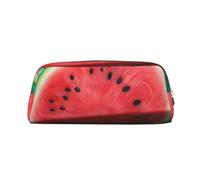 PPTHSNVB Trousse à crayons Dream Watermelon avec fermeture éclair - Grande capacité - En cuir - Portable - Pour homme et femme, Argenté., Taille unique, Imprimé