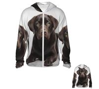 PPTHSNVB Veste à capuche de protection solaire UPF 50+ avec fermeture éclair intégrale pour chien, manches longues avec poches, rashguard 3XL