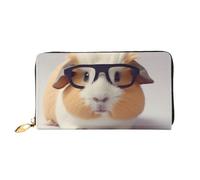 PPTHSNVB Wild Bobcat Portefeuille pour femme Grande capacité Porte-cartes de crédit Fermeture Éclair Pochette de voyage pour femme, Sourire, Taille unique, Classique