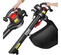 PPXCZZ Cordless 2-in-1 Leaf Blower & Vacuum, 40 V Battery Powered with 6-Speed Adjustment, 156 CFM, Includes Collection Bag