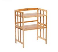 PPXCZZ Support d'imprimante en bois avec étagères et tiroir, organiseur de bureau multifonction pour imprimante, livres et rangement (modèle Ac)