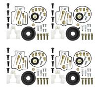 PPXDM Composants d'étanchéité Kit De Réparation De Carburateur Moto Kit Reconstruction De Joint Carburateur 4 Ensembles pour Kawasaki pour Ninja ZX9R GPZ900R ZX900 1994 - 2003