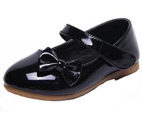 PPXID Fille Princesse Chaussure Flat Mary Janes(Petit Enfant Bébé)-Noir(Bow) 31