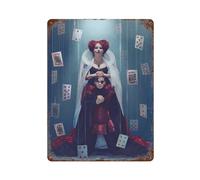 PPZEBDYB Affiche de film Alice au pays des merveilles - Décoration murale en métal - Décoration de bar moderne - 40 x 30 cm