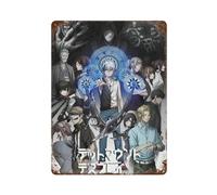 PPZEBDYB Dead Bodies Mountain Death Game Affiche de film Anime Décoration murale Art Métal Affiche Moderne Bar Décorations 40 x 30 cm