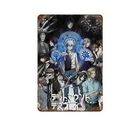 PPZEBDYB Dead Bodies Mountain Death Game Affiche de film Anime Décoration murale Art Métal Poster Moderne Bar Décorations 30 x 20 cm