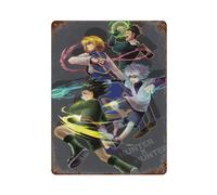 PPZEBDYB Full Time Hunter Anime TV Show PosterWall Decor Art Metal Tin Poster Modern Bar Decorations40x30cm