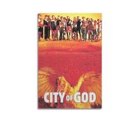 PPZEBDYB Poster de film Cité de Dieu - Peinture sur toile - Impression d'art moderne pour chambre à coucher - 20 x 30 cm