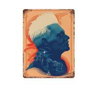 PPZEBDYB Poster de film Fantastic Beasts The Crimes of Grindelwald - Décoration murale en métal - Décoration de bar moderne - 40 x 30 cm
