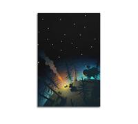 PPZEBDYB Poster de jeu vidéo Outer Wilds - Impression sur toile - Impression d'art moderne pour chambre à coucher - 50 x 75 cm