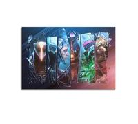 PPZEBDYB Poster décoratif sur toile d'éclats de lumière - Poster mural et image d'art moderne pour chambre à coucher - 30 x 45 cm