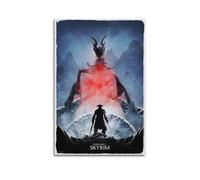 PPZEBDYB Poster décoratif sur toile The Elder Scrolls V Skyrim Game Poster8 - Décoration murale moderne pour chambre à coucher - 50 x 75 cm