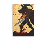 PPZEBDYB Poster sur toile Final Fantasy XVI - Impression sur toile - Décoration murale moderne pour chambre à coucher - 50 x 75 cm