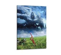 PPZEBDYB Videospiel Poster Xenoblade Chronicles 2 - Poster décoratif sur toile - Affiches murales et art imprimé - Décoration murale moderne pour chambre à coucher - 40 x 60 cm