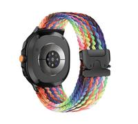 PPzsyxx Bracelet de sport en nylon Pour Samsung Galaxy Watch 8 40 mm 44 mm, Band de rechange Pour Galaxy 8 Classic 46 mm, bracelet respirant Accessoires(New rainbow,For Watch 8 Classic 46mm)