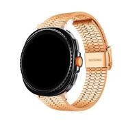 PPzsyxx Bracelet en acier inoxydable Pour Samsung Galaxy Watch 8 40 44 mm, bracelet en métal sans espace Pour Galaxy 8Classic Ultra2 Business Accessoires(Rose gold,For Watch 8 44MM)