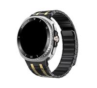 PPzsyxx Bracelet en acier inoxydable Pour Samsung Galaxy Watch 8 44mm 40mm/8Classic 46mm, bracelet de remplacement Pour Watch Ultra 2(2025). Accessoires(Black gold,Ultra 47mm 2025)