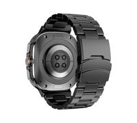 PPzsyxx Bracelet en titane Pour Samsung Galaxy Watch Ultra 47mm, sans espaces, extrémité incurvée, Pour GALAXY Ultra 47mm, remplacez le bracelet de montre(NO.1 Black)