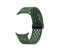 PPzsyxx Pour Samsung Galaxy Watch Ultra 47mm Bracelet en silicone sans espace Bracelet Correa Pour Samsung Galaxy Ultra 47 Accessoires de sangle(Original Green)