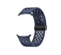 PPzsyxx Pour Samsung Galaxy Watch Ultra 47mm Bracelet en silicone sans espace Bracelet Correa Pour Samsung Galaxy Ultra 47 Accessoires de sangle(Original Blue)