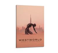 PPZXYEBM Poster de la quatrième saison de la série télévisée Westworld - Poster décoratif sur toile - Impression d'art moderne pour chambre à coucher - 40 x 60 cm