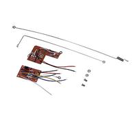 Pqahffowr 1 Ensemble 4CH 40 MHz ÉMetteur à Distance et RéCepteur Conseil avec Antenne pour DIY RC Voiture Robot TéLéCommande Jouet PièCes