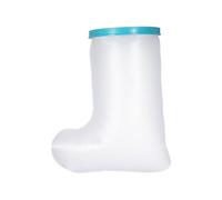 Pqahffowr 1 Pièce Housse de Plâtre de Jambe Imperméable pour Douche Adulte Housse de Botte de Douche Réutilisable Protection de Pied Étanche pour Jambe Pied Cheville