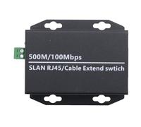 Pqahffowr 1 Pièces D'Extension IP Ethernet sur Kit Réseau Coaxial HD Extension de Transmission par Câble Coaxial EoC pour Caméras de Vidéosurveillance de Sécurité Installation Facile (A)