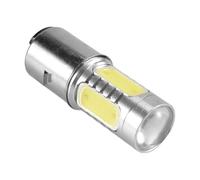 Pqahffowr 12v Lumière Blanche D'ampoule De L'épi LED De Ba20d H6 4 pour Le Phare De Cyclomoteur De Vélo De Moto ATV