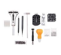 Pqahffowr 153 Pcs Montre Kit de RéParation Professional Spring Bar Ensemble D'Outils, Montre Kit de Remplacement de Batterie, Watch Band Link Pin Set