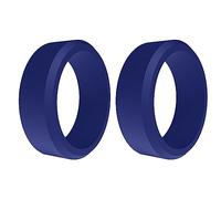 Pqahffowr 2 PCS Populaire Femmes Silicone Cool Anneaux Silicone Anneau de Mariage Environnement Sports de Plein Air Anneau 8mm 12