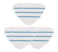 Pqahffowr 3 PièCes Tampons de Rechange pour Vadrouille à Vapeur Triple Angle Chiffon Lavable Nettoyage Sol Microfibre Vadrouille TêTe Tampon Vapeur Vadrouille Raccords