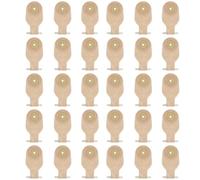Pqahffowr 30 Pièces de Stomie Pochettes Vidables en une Seule Pièce pour Colostomie Iléostomie Soins de Stomie 20-60mm de Colostomie avec Valve de Vidange