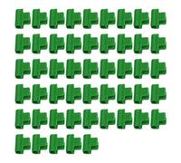 Pqahffowr 50 Pièces de Colliers de Serrage pour Serre, Colliers de Serrage pour Piquets de Plantes de 16 Mm, Clips de Couverture de Rangée, Cerceaux de Jardin, Clip de Jardin