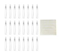 Pqahffowr 50 Pièces Flacon Pulvérisateur 10ML Emballage Cosmétique Atomiseur Bouteilles de Parfum Atomiseur Récipient de Liquide de Pulvérisation pour Voyage