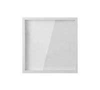 Pqahffowr Boîte Souvenir à Chargement par Le Haut avec de Billet de Voyage de Concert de 8 Pouces avec Fente, Tirelire Transparente, Boîtes à Cadre Mémoire Blanches