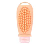Pqahffowr Bouteille Vide Rechargeable en Silicone avec Brosse de Nettoyage Du Contenants pour Produits de Voyage pour Lotion et Cosmétiques.