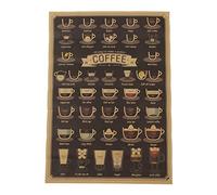 Pqahffowr Café BièRe Collection de Vins Bars Cuisine Dessins Affiches DéCoration, Affiches Vintage, Stickers Muraux 2