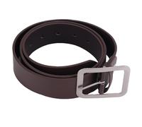 Pqahffowr Ceinture décontractée pour homme en simili cuir avec boucle de ceinture Marron