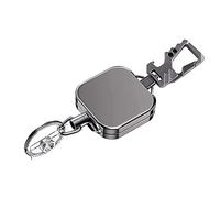 Pqahffowr Clip de LanièRe de Bureau Porte-CléS Porte-éTiquette Porte-CléS Porte-CléS Carte D'Identité Porte-CléS Enrouleur de Cordon RéTracter la Clé de Recul Badge